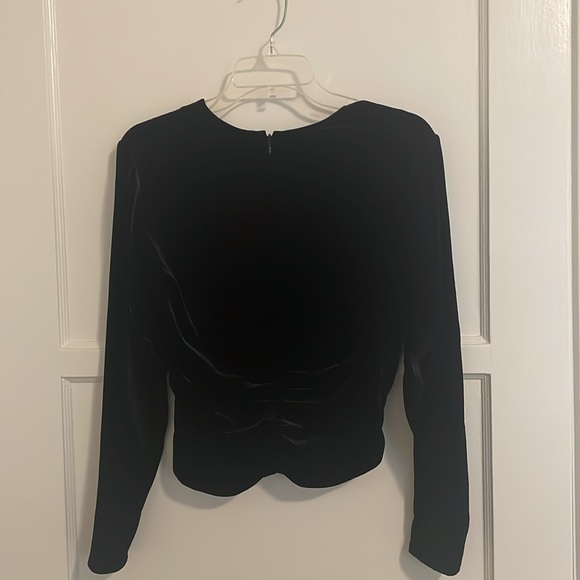 Veronica Beard Pelona Black Velvet Top - Picture 12 of 17